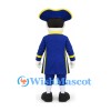 Patriot Mascot Costume in Navy and Yellow with Tricorn Hat