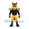 Wasp Mascot Costume in Yellow and Black with Detailed Wings