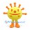 Sun Mascot Costume in Yellow with Orange Rays and Star Detail