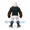 Eagle Mascot Costume with Dark Green Shirt and White Shorts