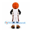Basketball Mascot Costume with White Sports Uniform