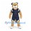 Cougar Mascot Costume with Navy Sports Shirt and Shorts
