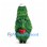 Tree Mascot Costume with Layered Green Foliage and White Hat