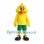 Yellow Bird Mascot Costume with Green Sports Shorts