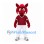 Boar Mascot Costume in Red with Burgundy Shirt and White Pants