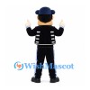 Matador Mascot Costume with Navy Hat and Black Embroidered Jacket
