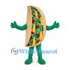 Taco Mascot Costume with Lettuce Tomato and Cheese Details