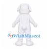 Rabbit Mascot Costume in White with Long Floppy Ears