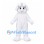 Rabbit Mascot Costume in White with Long Floppy Ears