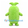 Sprout Mascot Costume in Lime Green with Two Leaf Head Tuft