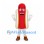 Hot Dog Mascot Costume with Red Sausage and White Gloves