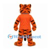 Tiger Mascot Costume in Orange with Matching Shirt