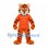 Tiger Mascot Costume in Orange with Matching Shirt