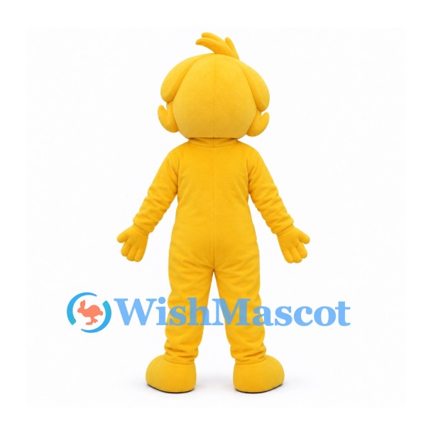 Golden Monkey Mascot Costume with Yellow Hair and Red Forehead Jewel
