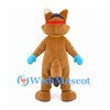 Kangaroo Mascot Costume with Blue Goggles Gloves and Pendant