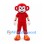 Monkey Mascot Costume in Red with Matching Sports Outfit