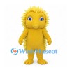 Hedgehog Mascot Costume in Yellow with Layered Pointed Spines