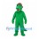 Dinosaur Mascot Costume in Green with Red Baseball Cap