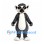 Lemur Mascot Costume in Gray with Black and White Ringed Tail