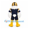 Eagle Mascot Costume with Gold Football Helmet and Sunglasses