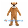 Lioness Mascot Costume in Tan with White Muzzle and Clawed Paws