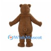 Bear Mascot Costume in Brown with Matching Neck Scarf