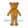 Brown Bear Mascot Costume with White Muzzle