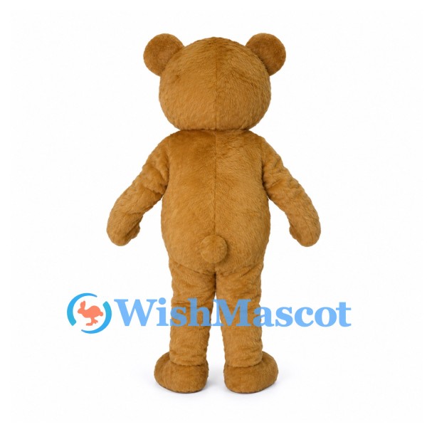 Brown Bear Mascot Costume with White Muzzle