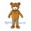 Brown Bear Mascot Costume with White Muzzle