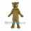 Olive Brown Bear Mascot Costume with Small Ears and Black Nose