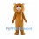 Lion Cub Mascot Costume in Gold with Cheek Tufts and Long Tail