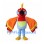 Parrot Mascot Costume with Red Head Blue Body and Orange Wings