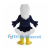 Eagle Mascot Costume in Navy with White Head and Tail Trim