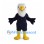 Eagle Mascot Costume in Navy with White Head and Tail Trim