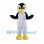 Penguin Mascot Costume in Black and White with Yellow Beak and Feet
