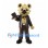 Bear Gentleman Mascot Costume with Brown Suit and Matching Top Hat
