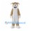 Tan Dog Mascot Costume with White Belly and Black Back Patch