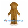 Guinea Pig Mascot Costume in Brown and White with Pink Paws