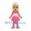 Leopard Mascot Costume with Pink Dress and Matching Boots