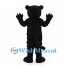 Black Panther Mascot Costume with Green Eyes and White Claws
