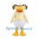 Duckling Mascot Costume with Headphones Scarf and White Eggshell