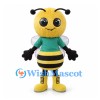 Bee Mascot Costume with Green Shirt and Yellow Lace-Up Boots