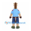 Camel Mascot Costume with Blue Scout Shirt and Red Tie