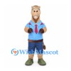 Camel Mascot Costume with Blue Scout Shirt and Red Tie