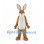 Tan Kangaroo Mascot Costume with Tall Ears and White Belly