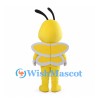 Yellow Bee Mascot Costume with White Edged Wings