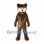 Brown Bear Mascot Costume with Cream Muzzle and Open Smile