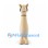 Cream Horse Mascot Costume with Long Neck and Black Mane
