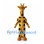 Yellow Giraffe Mascot Costume with Large Black Spots