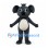 Dark Gray Koala Mascot Costume with Cream Belly and Large Ears